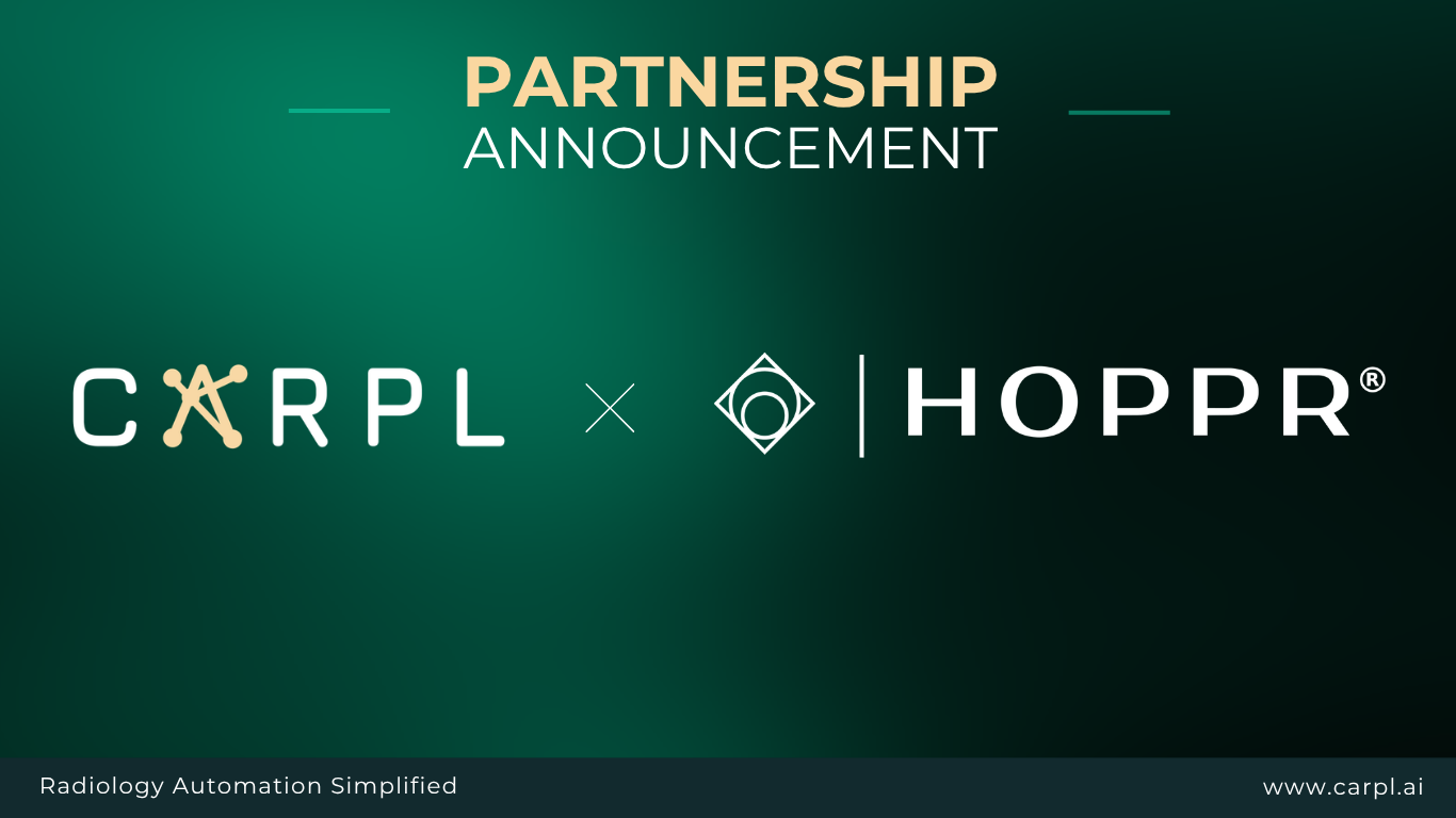 HOPPR and CARPL.ai partner to give customers access to foundation models for building and fine-tuning radiology AI