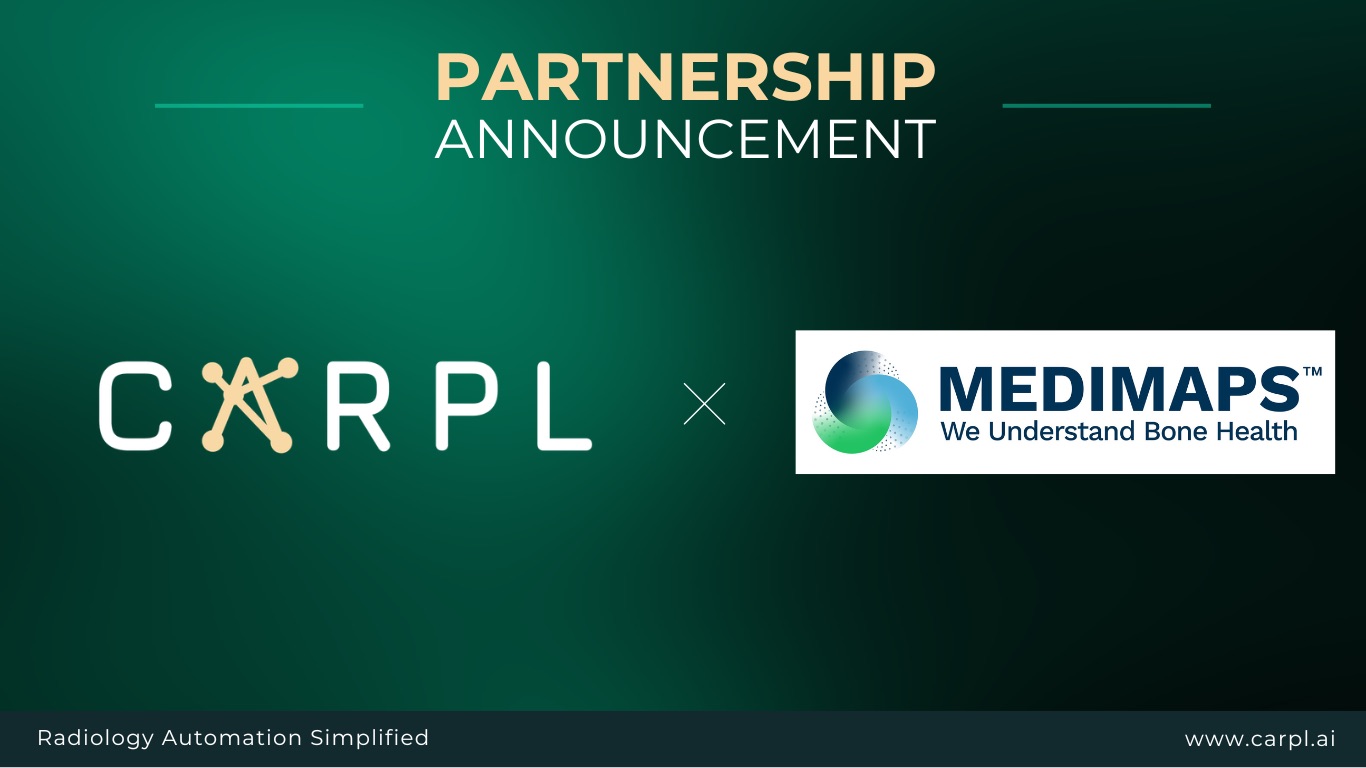 Medimaps expands CARPL partnership, bringing TBS Reveal™ and RBfracture™ together on one of world's leading radiology AI marketplaces