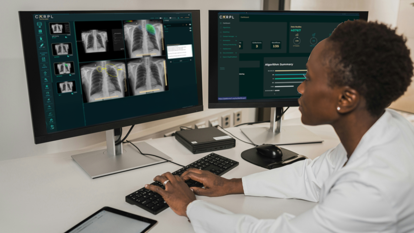 Radiologist using the platform approach.
