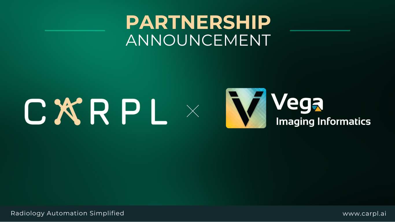 CARPL partners with Vega Imaging Informatics